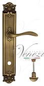 Дверная ручка Venezia на планке PL97 мод. Alessandra (мат. бронза) сантехническая